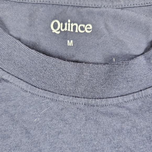 Quince Men's Deep Blue Cotton Modal Long Sleeve Tee Sz M - Picture 3 of 8